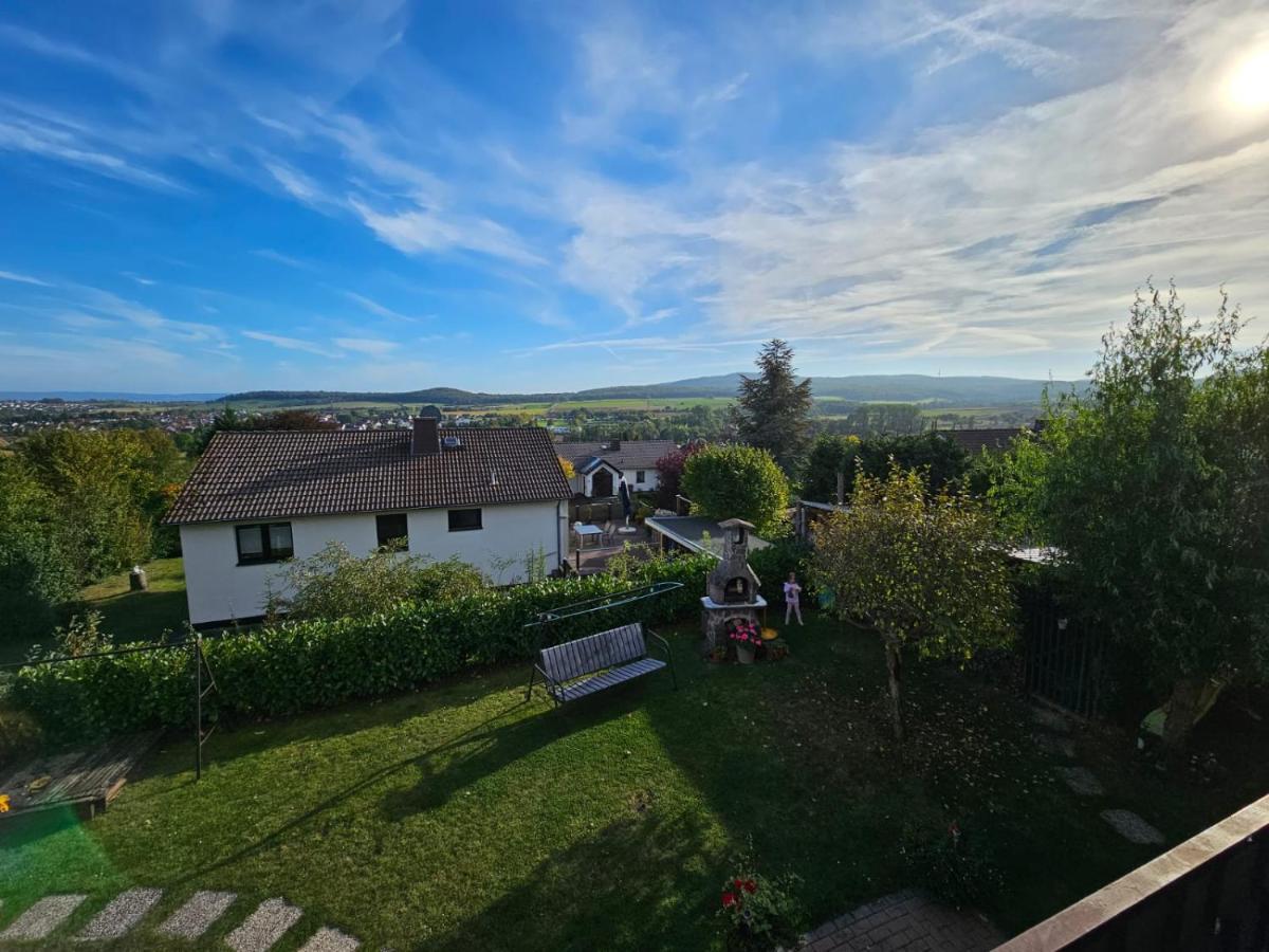 Ferienwohnung Talblick Ahnatal Exterior foto